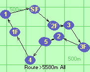 Route >5580m  All